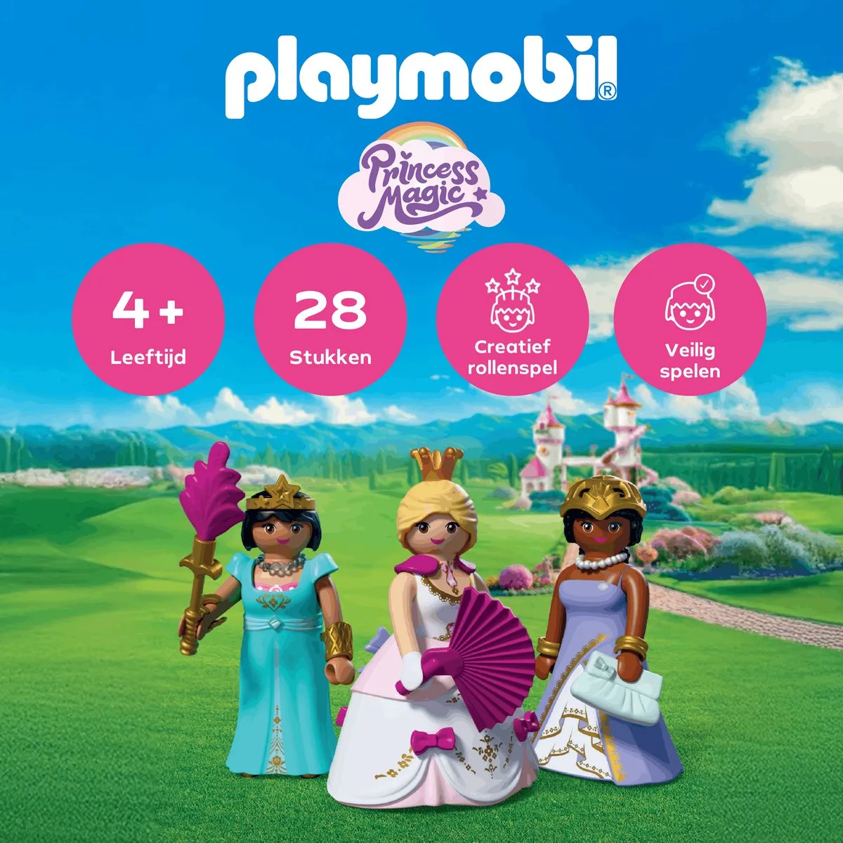 Playmobil Princess Drie Prinsessen 72055 - 3 Figuren - Multicolor