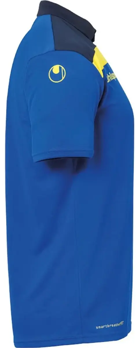 Uhlsport Offense 23 Polo Shirt - Azuur/Blauw-Marine/Limoen Geel 3XL