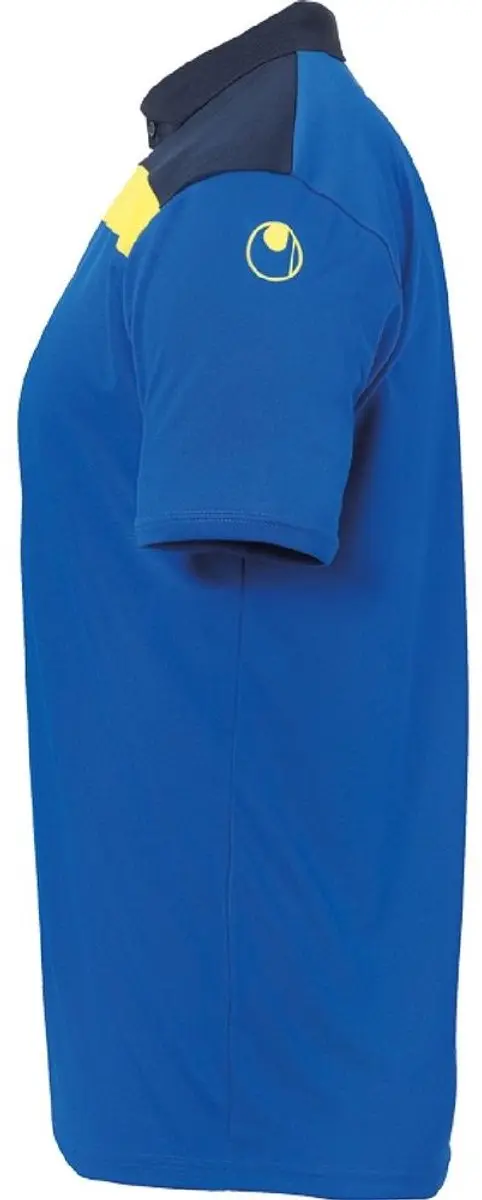 Uhlsport Offense 23 Polo Shirt - Azuur/Blauw-Marine/Limoen Geel 3XL