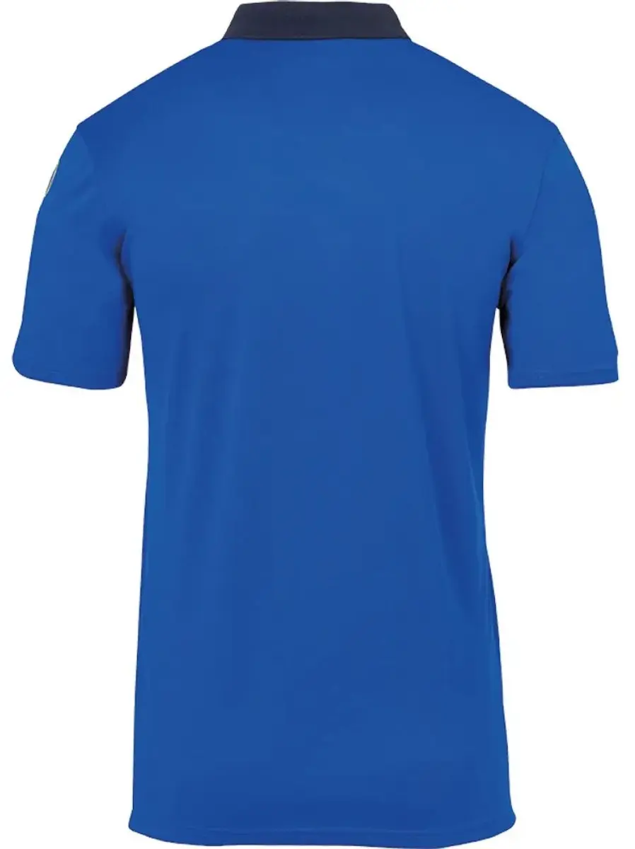 Uhlsport Offense 23 Polo Shirt - Azuur/Blauw-Marine/Limoen Geel 3XL