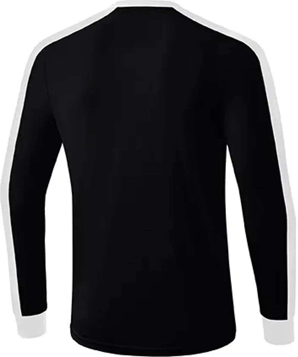 Erima Retro Star Voetbalshirt Lange Mouw - Kinderen 128 - Zwart/Wit