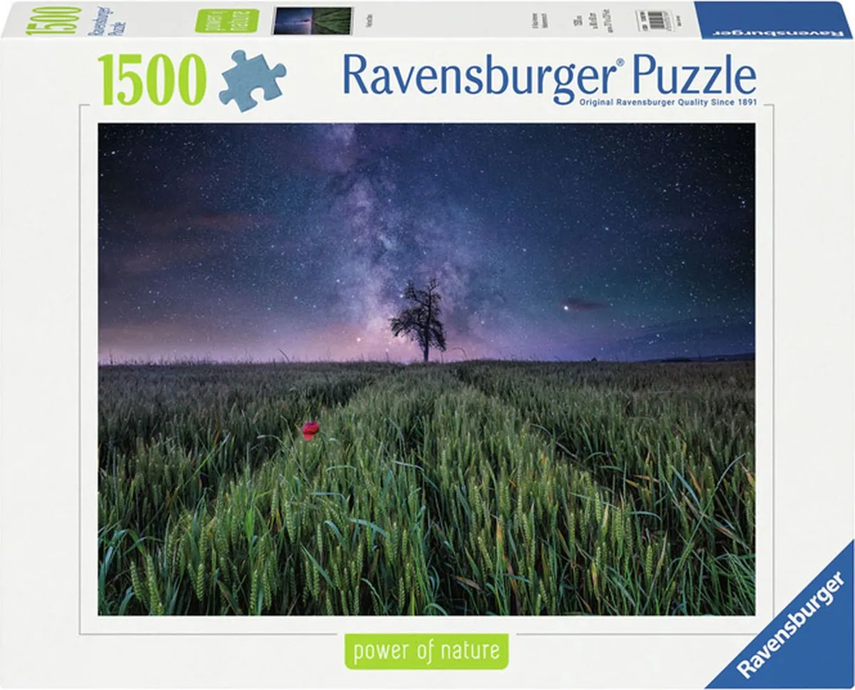 Ravensburger Donkere hemel boven veld Puzzel 1500 Stuks