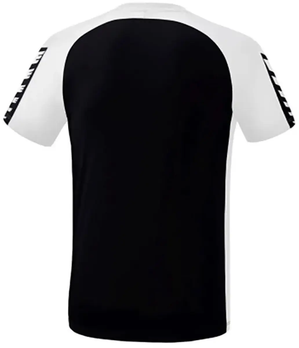 Erima Six Wings T-Shirt Heren L - Zwart/Wit