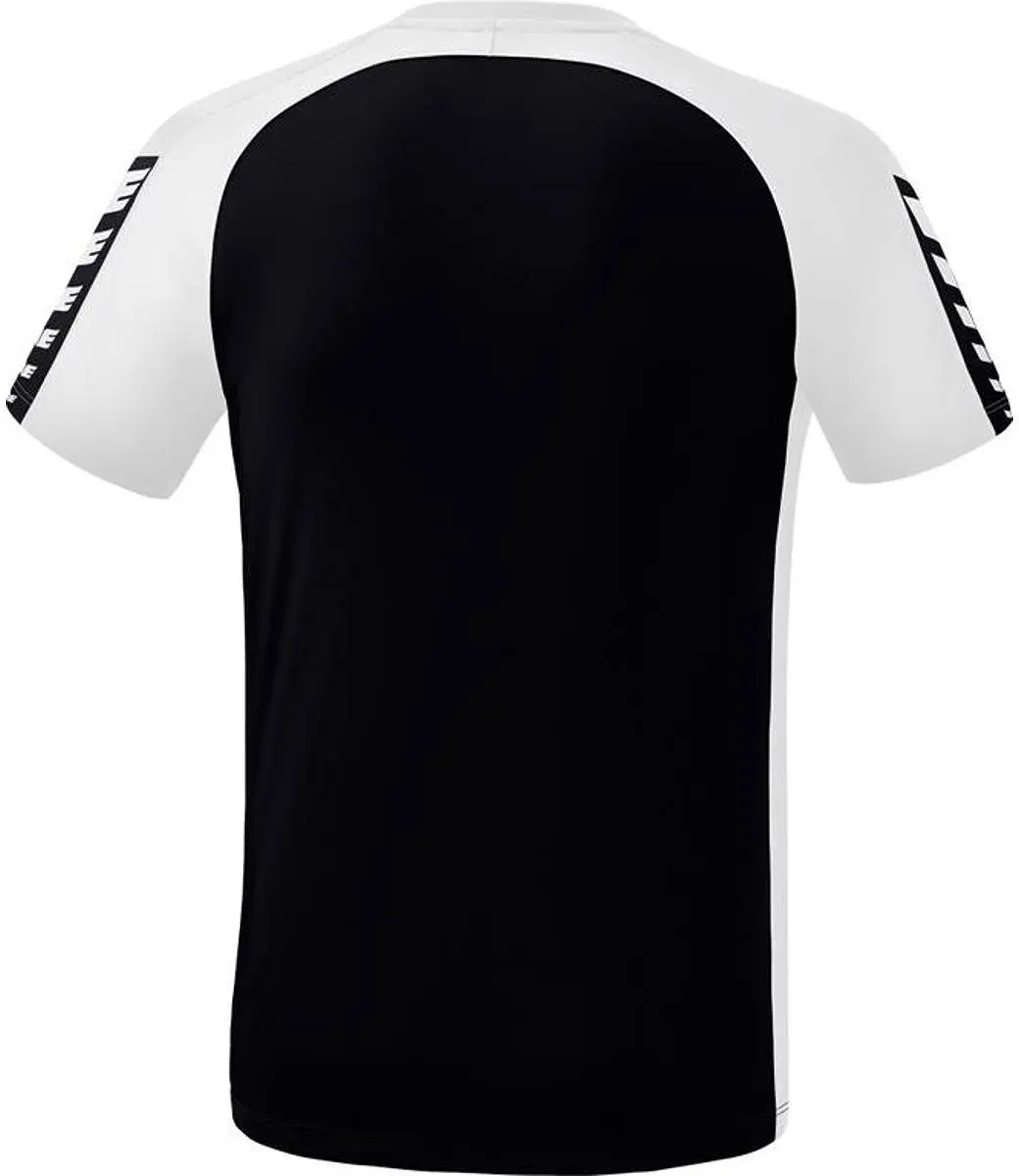 Erima Six Wings T-Shirt Heren L - Zwart/Wit