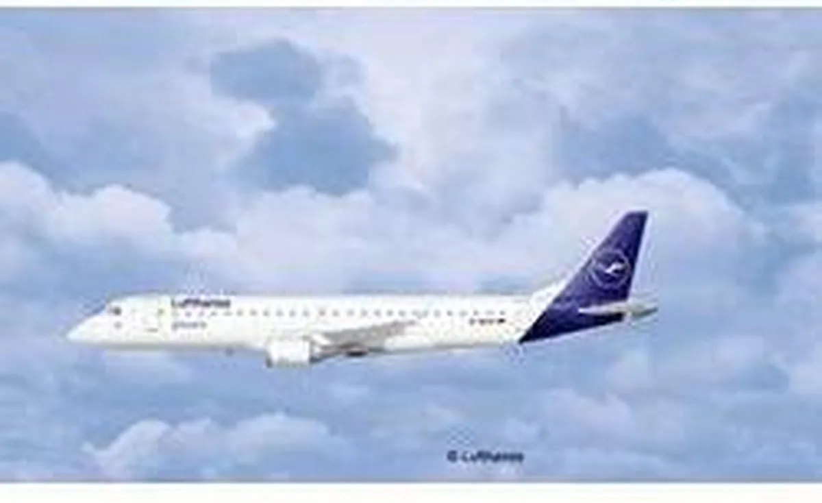 Revell 03883 Embraer 190 Lufthansa Modelbouwpakket 1:144 - Multi