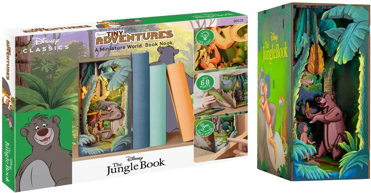 Revell Tiny Adventures Jungle Book Houten Modelbouwpakket 68 Onderdelen