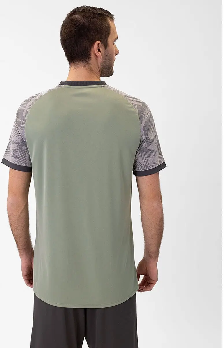 JAKO Iconic Shirt Korte Mouw Heren - Mintgroen/Zachtgrijs/Antra Light XL