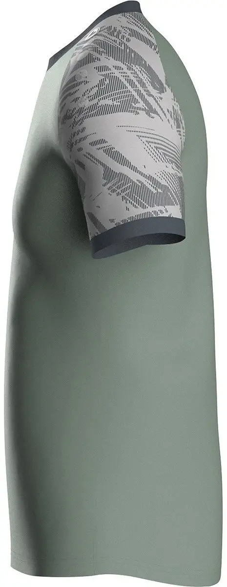 JAKO Iconic Shirt Korte Mouw Heren - Mintgroen/Zachtgrijs/Antra Light XL
