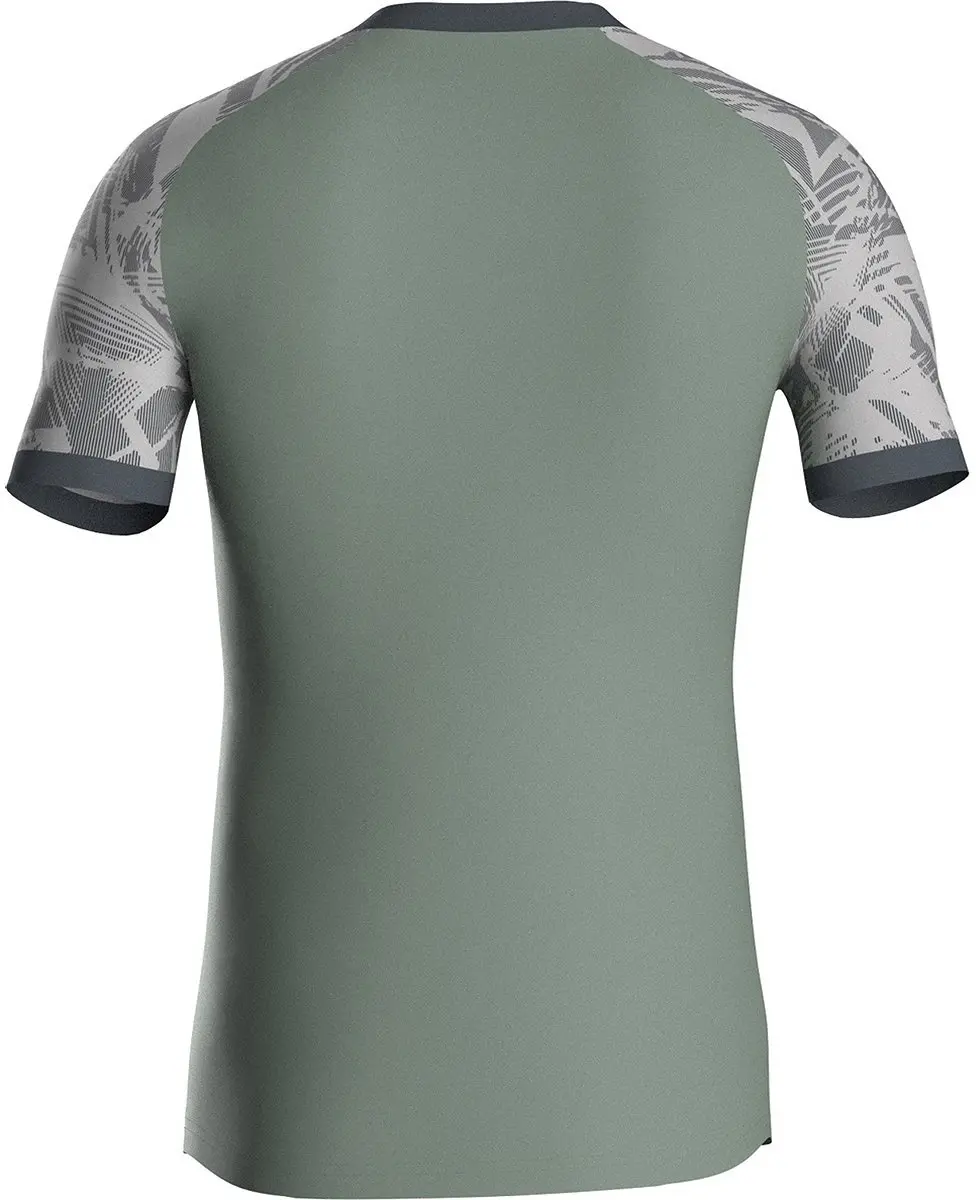 JAKO Iconic Shirt Korte Mouw Heren - Mintgroen/Zachtgrijs/Antra Light XL - afbeelding 6 van 6