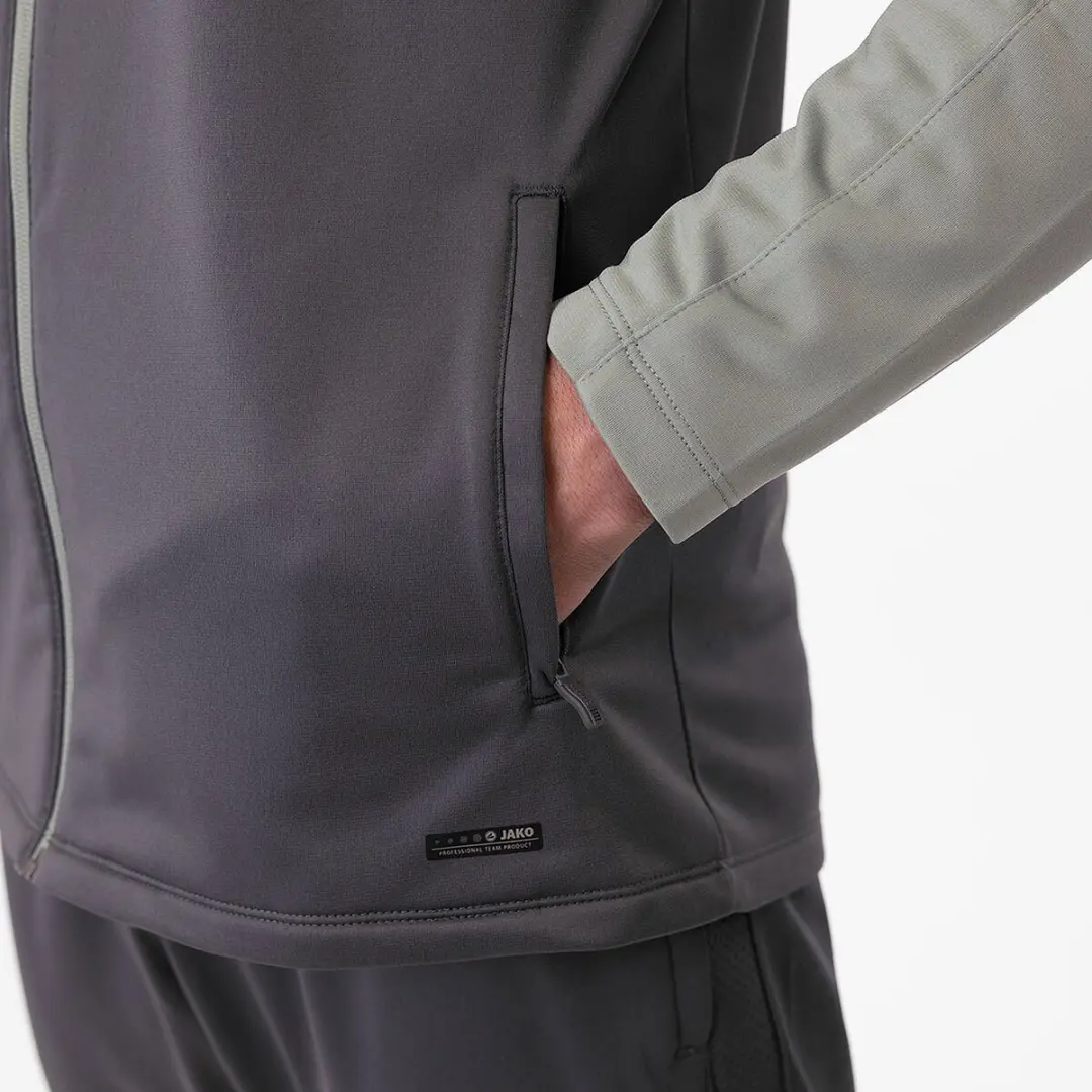 JAKO Iconic Polyestervest Heren - Zachtgrijs/Mintgroen/Anthra - 4XL