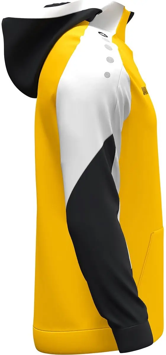 Jako Dynamic Half Zip Kinderen 152 - Geel/Wit/Zwart