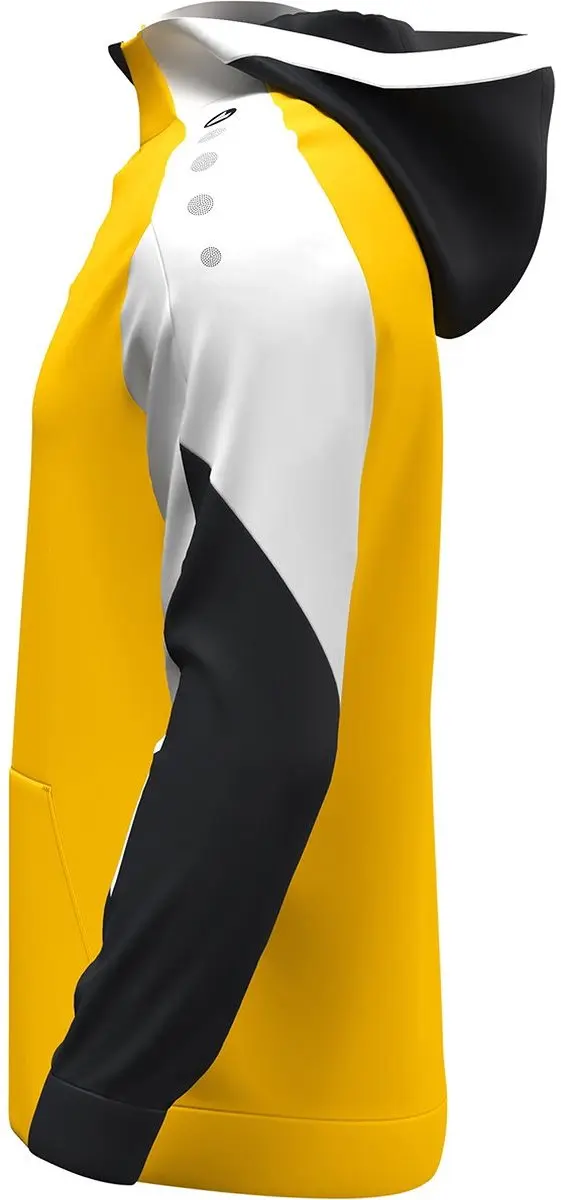 Jako Dynamic Half Zip Kinderen 152 - Geel/Wit/Zwart