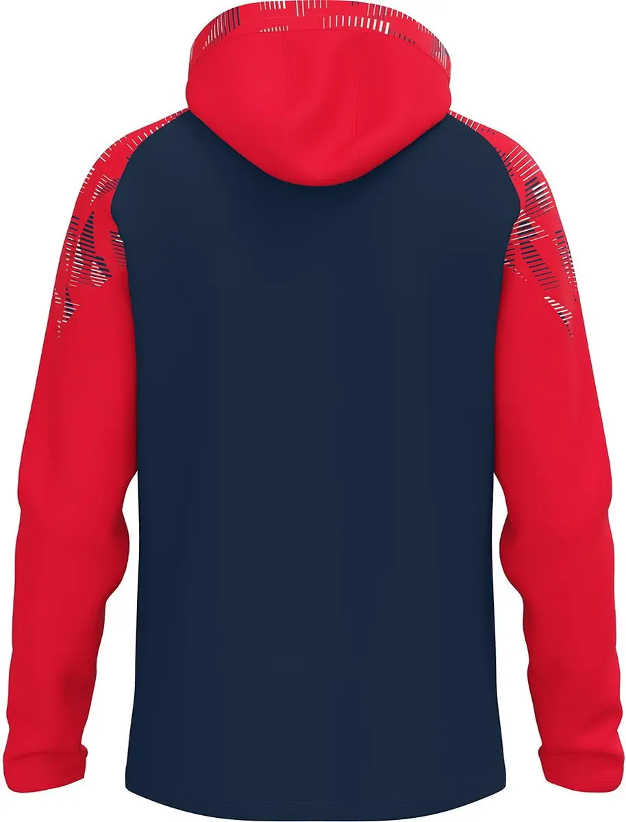 Jako Sonic Jas Met Kap Kinderen 152 - Marine/Rood