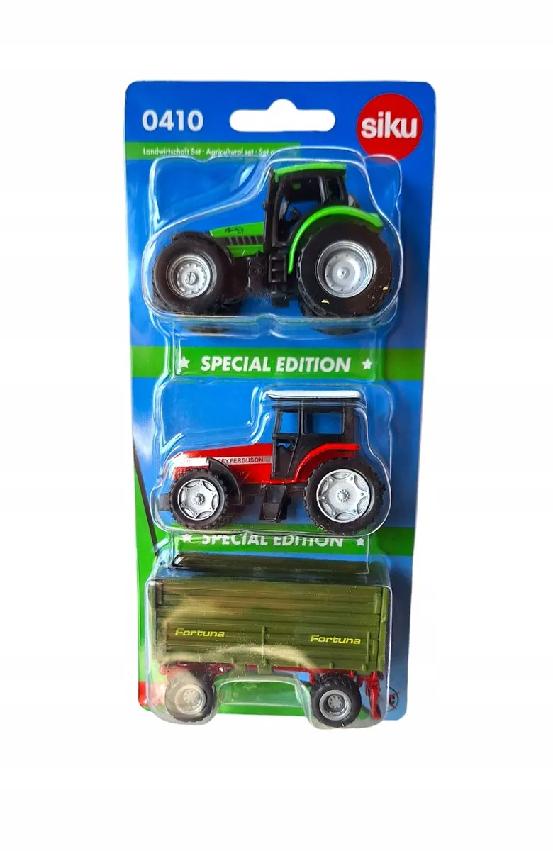 SIKU Special Edition 3-Pack Landbouwvoertuigen 0410