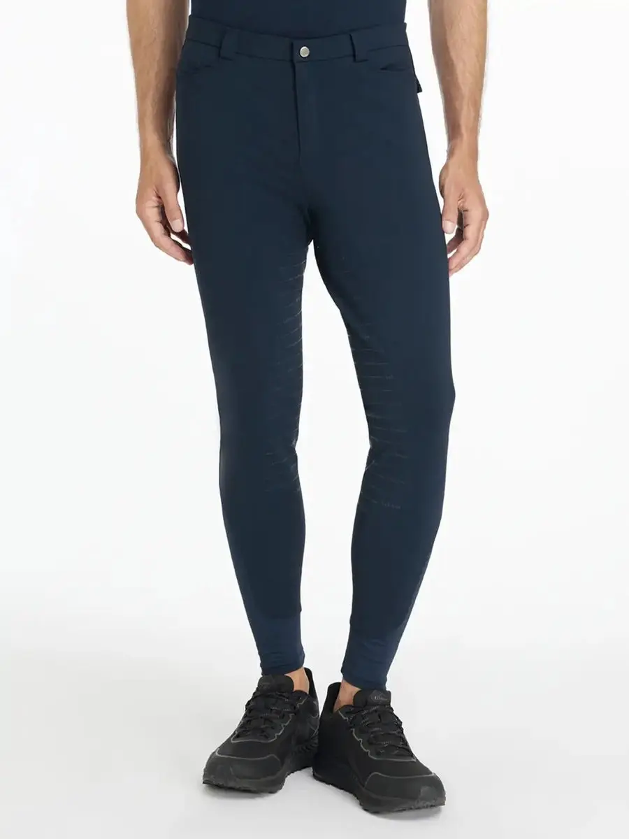 LeMieux Heren rijbroek Sport Full Grip M Navy