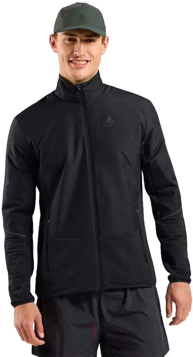 Odlo Essential Insulator Hybrid Jas Zwart S Vrouw