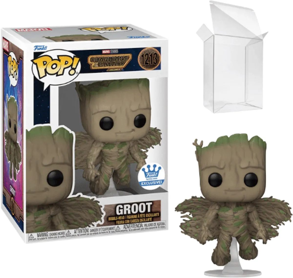 Funko Pop Marvel Groot #1213 Exclusief - Multicolor