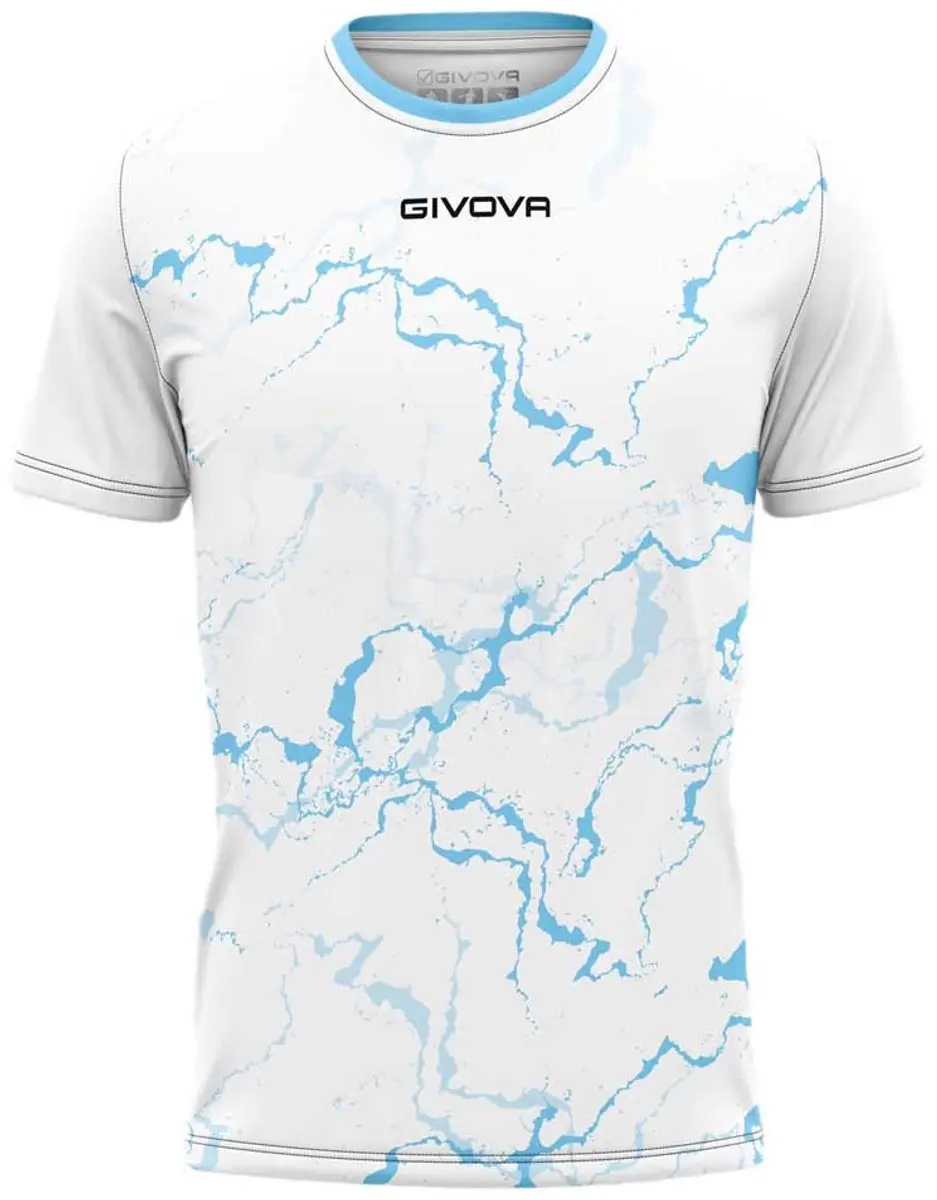 Givova Graphite T-shirt Wit L - Sky Blue