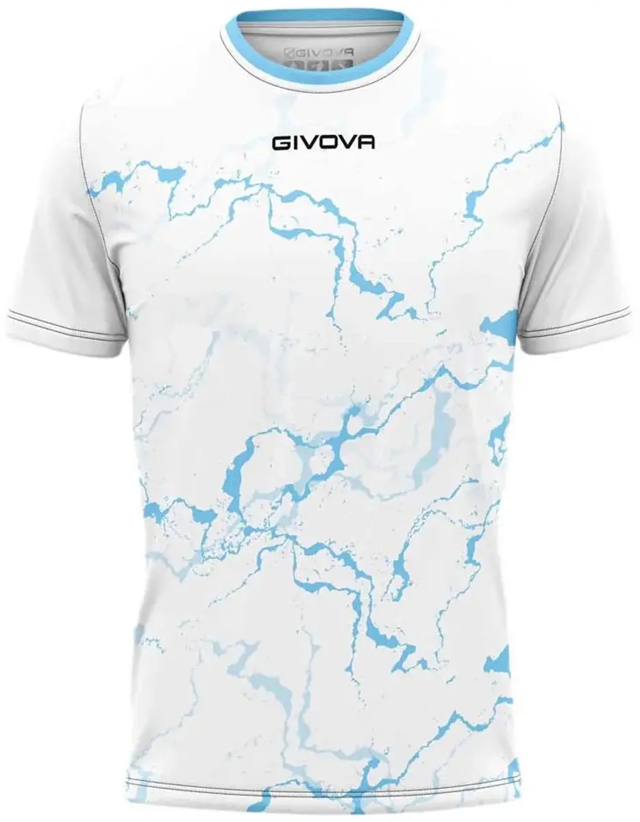 Givova Graphite T-shirt Wit L - Sky Blue