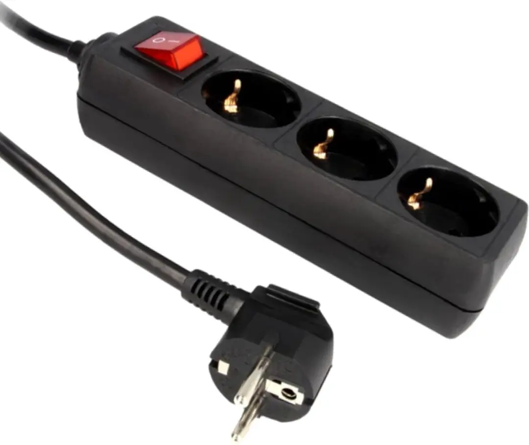 Logilink LPS206B Stekkerdoos met schakelaar