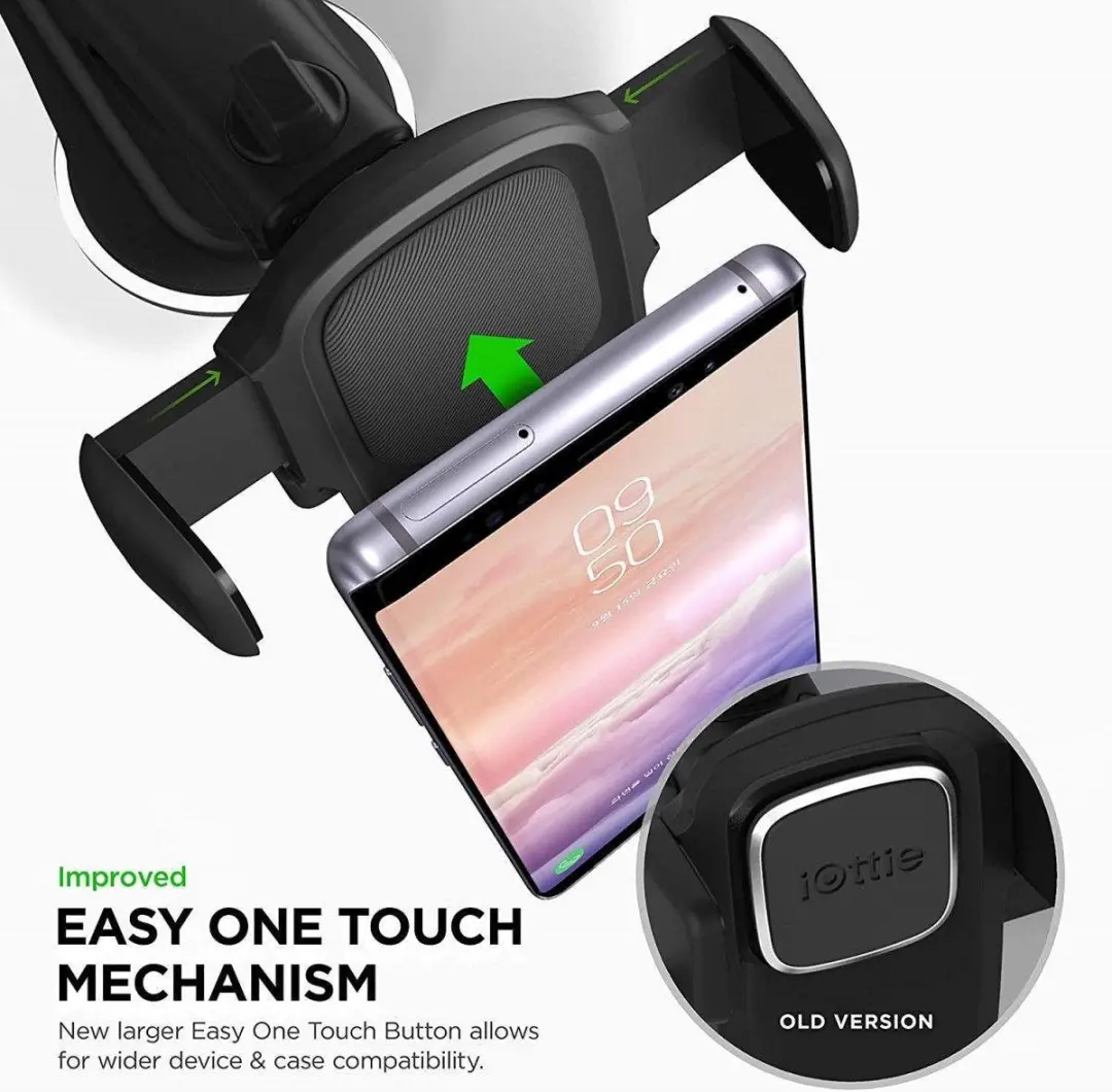 iOttie Easy One Touch 5 Autohouder - Ventmount - Zwart