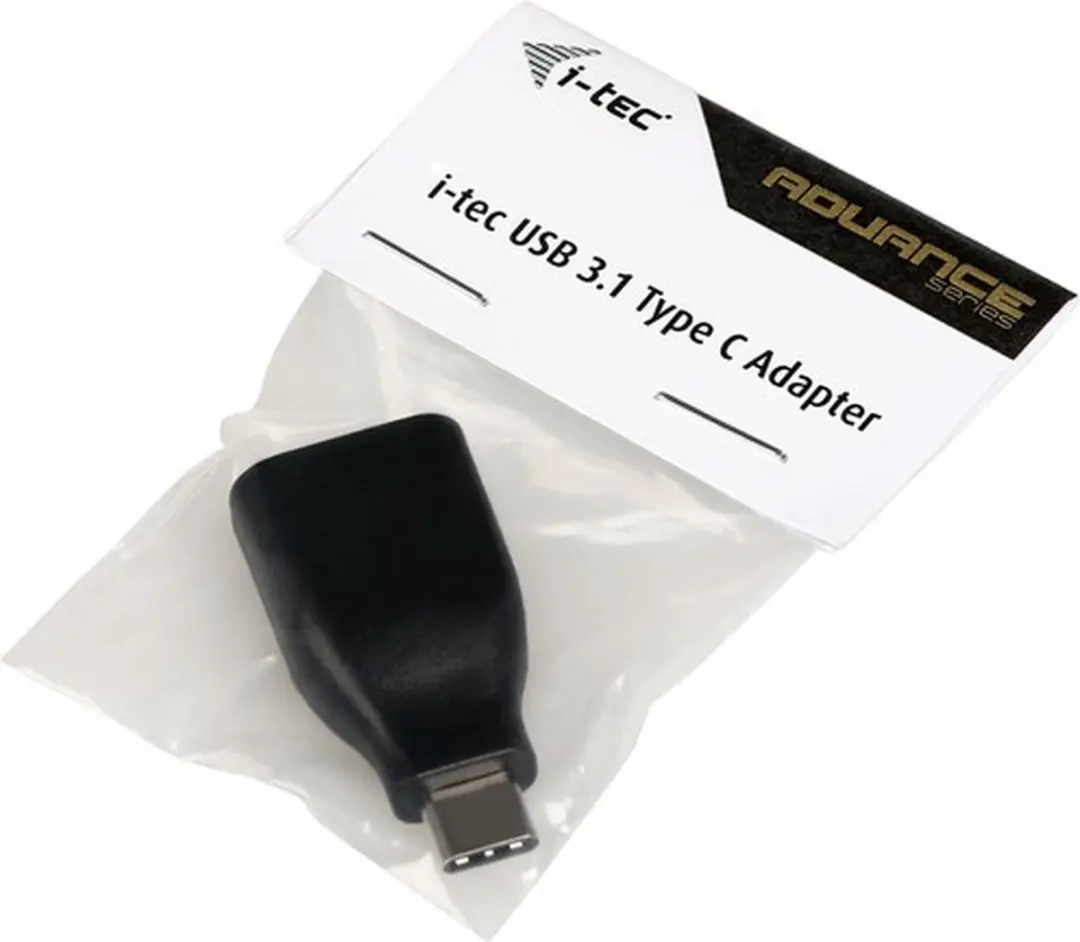 I-tec U31TYPEC USB-C naar USB-A Adapter - Zwart