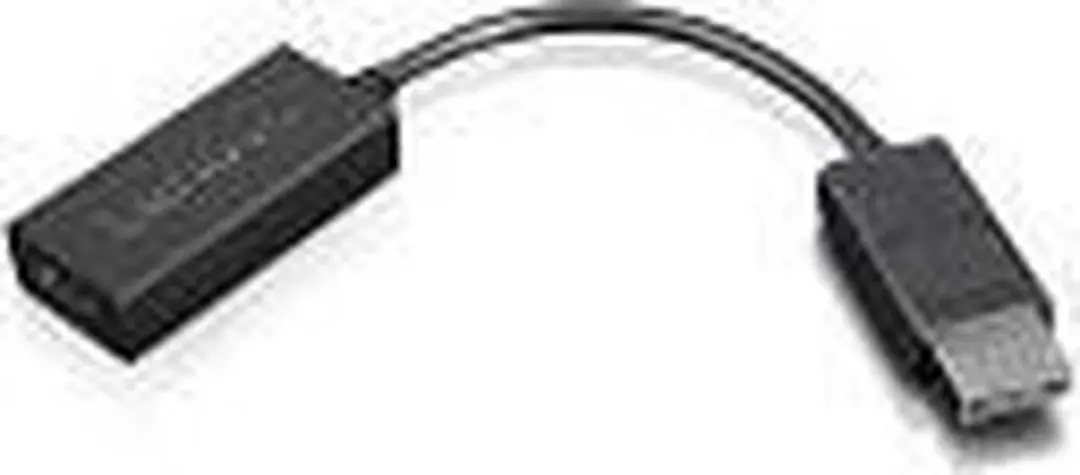 Lenovo 4X90R61023 DisplayPort-HDMI Adapter 0,225m - Zwart