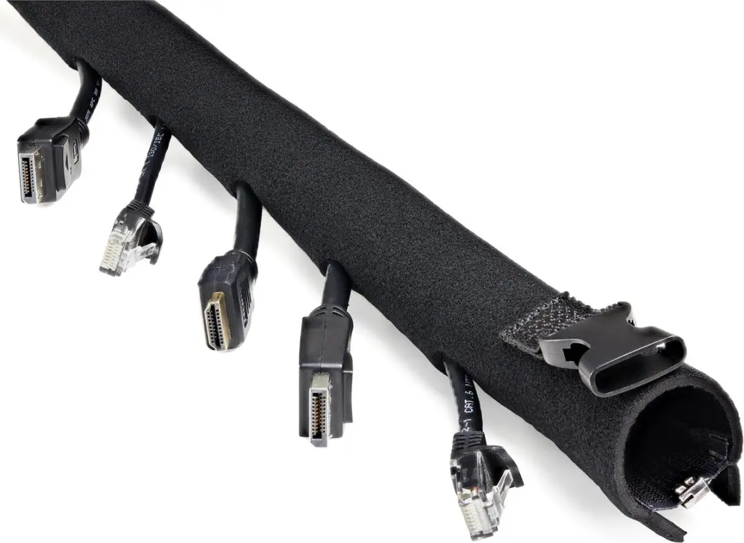 Startech 1m Kabelmantel Neopreen 3cm - Zwart