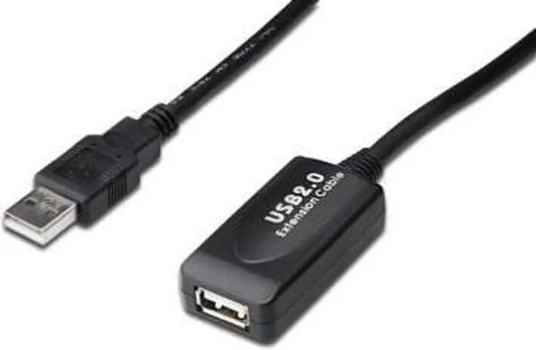 Digitus DA-73102 USB 2.0 Repeaterkabel 20m - Zwart