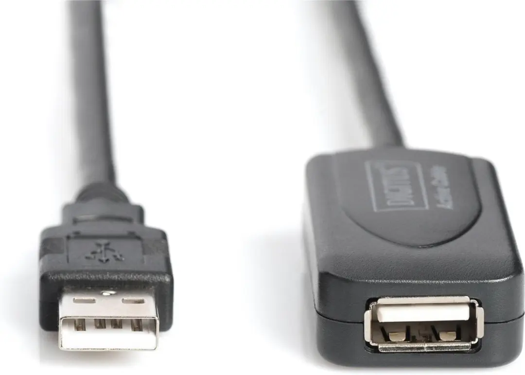 Digitus DA-73102 USB 2.0 Repeaterkabel 20m - Zwart