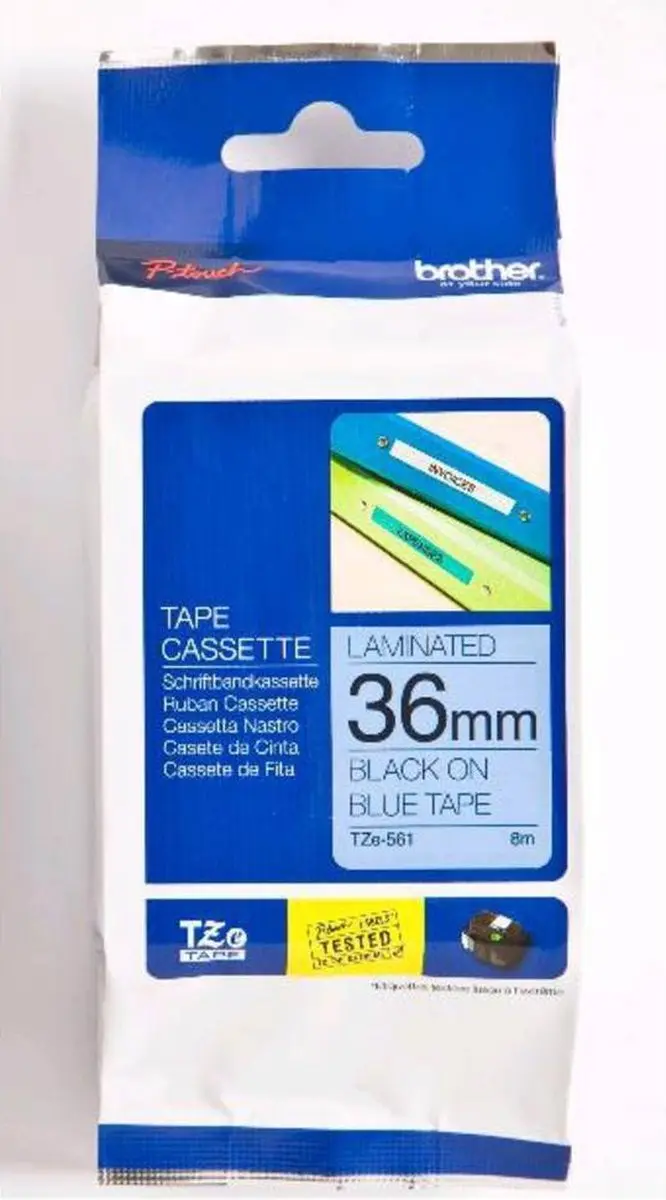 Brother TZE561 Tape Lamineer 36mm - Kleurloos