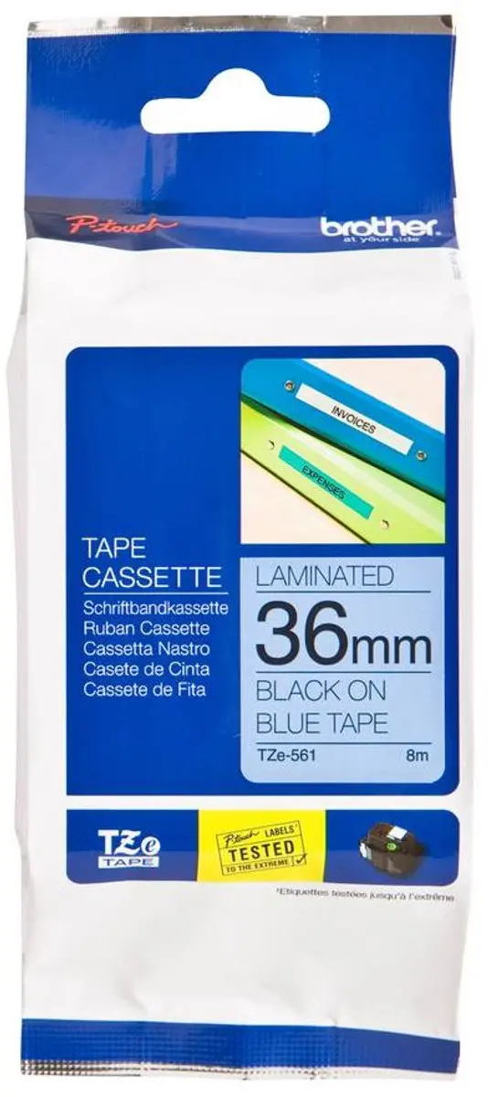 Brother TZE561 Tape Lamineer 36mm - Kleurloos