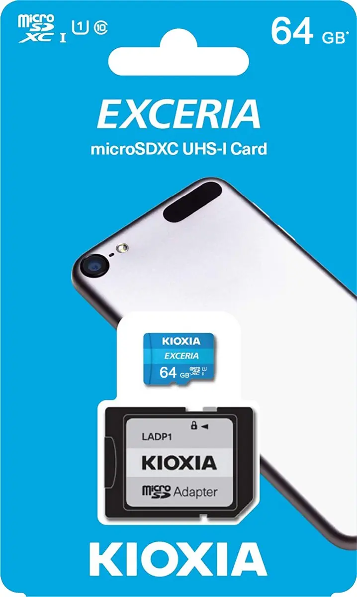Toshiba Kioxia microSD 64GB UHS-I U1