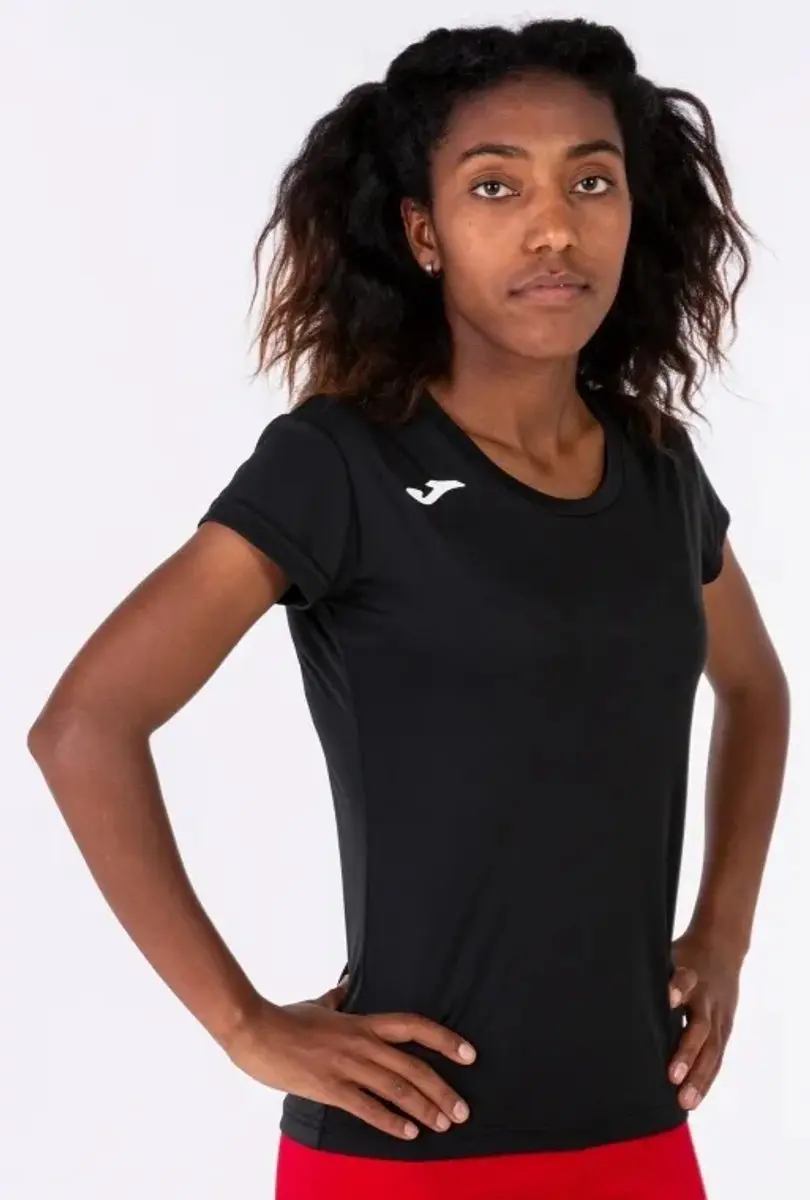 Joma Record II-T-shirt Dames - L - Zwart