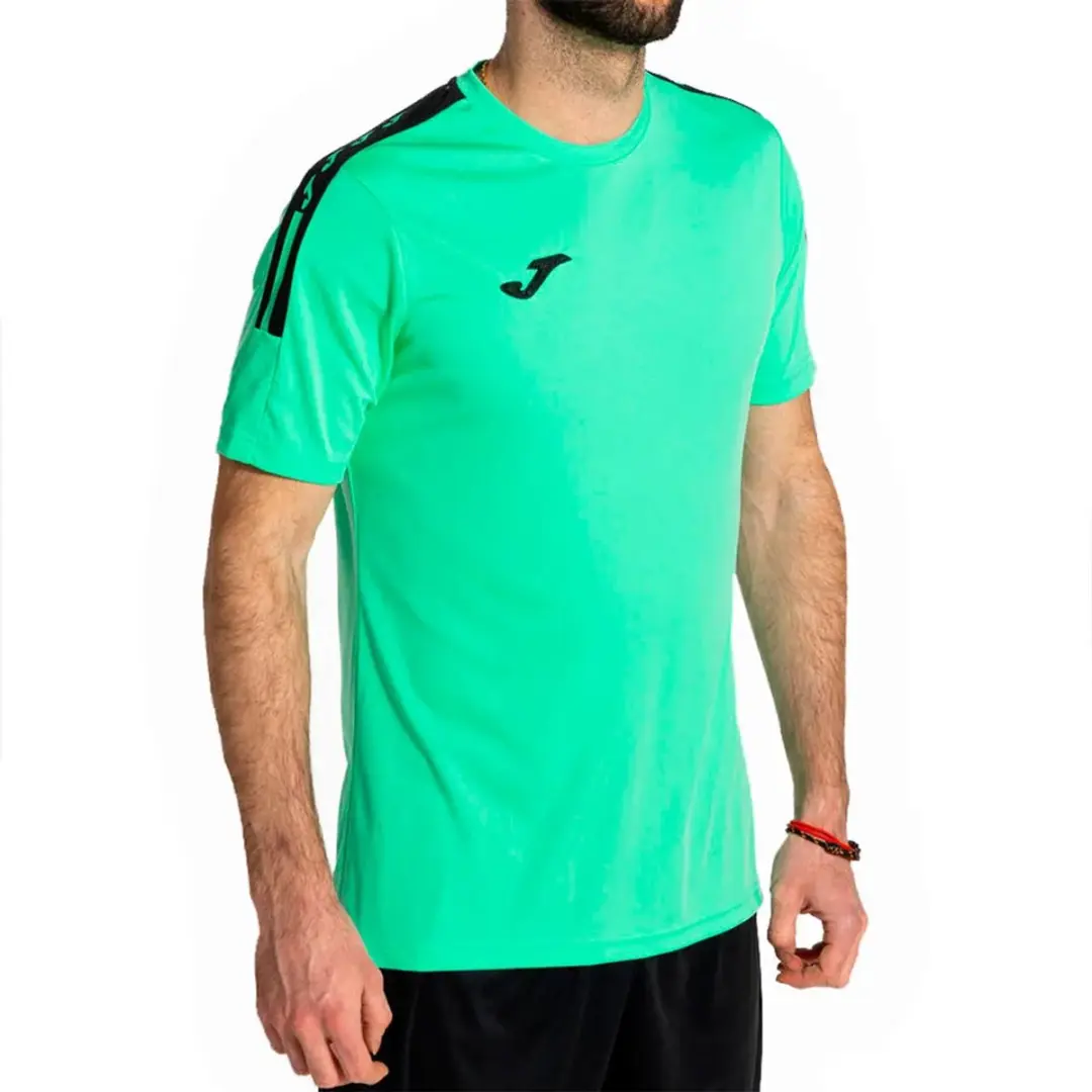 Joma Eco Essential T-shirt Met Korte Mouwen Groen XL Man