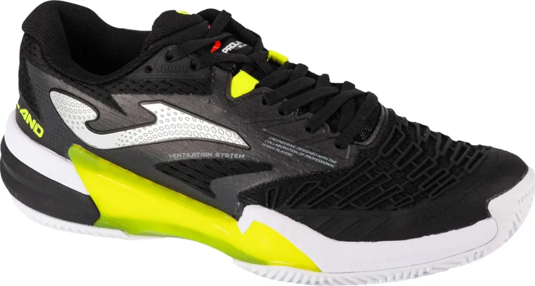Joma Roland Men 2401 TROLAS2401C, Mannen, Zwart, Tennisschoenen,buty do padla, m