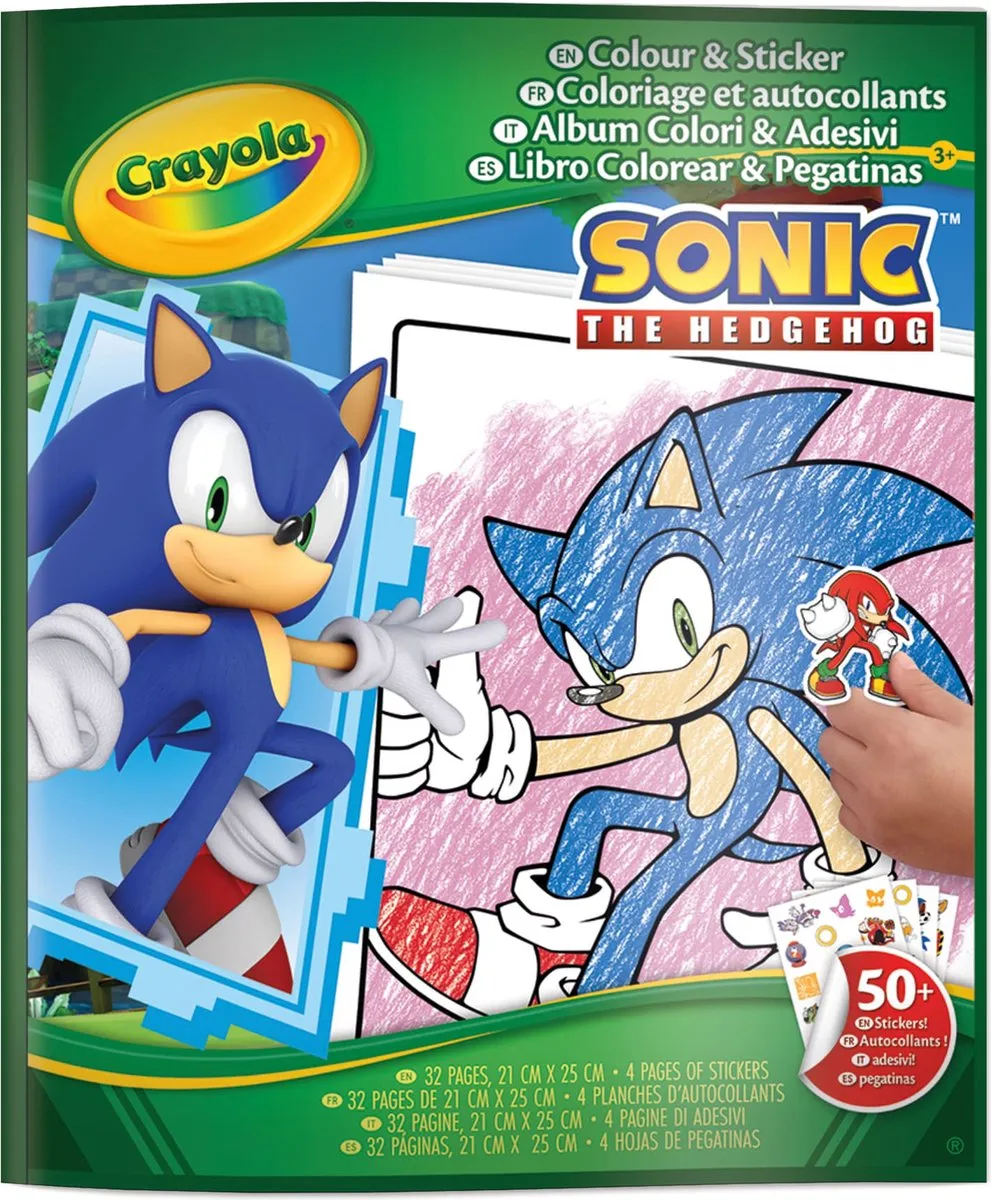 Crayola Sonic Kleurboek