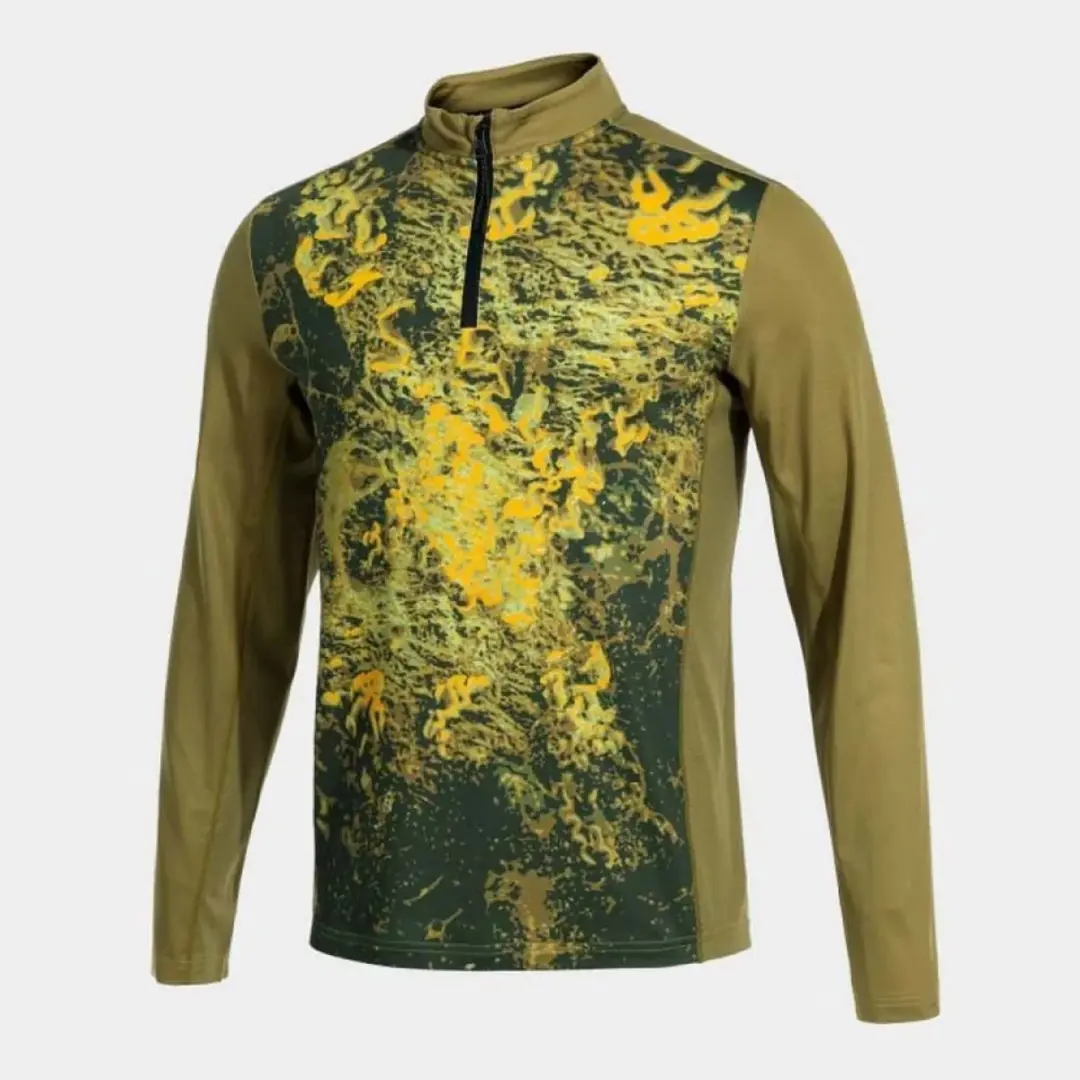 Joma R-nature Sweatshirt Halve Rits Groen L