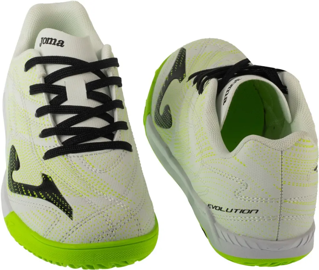 Joma Evolution Jr 25 EVJW IN Schoenen - AG - Wit/Zwart - afbeelding 5 van 5