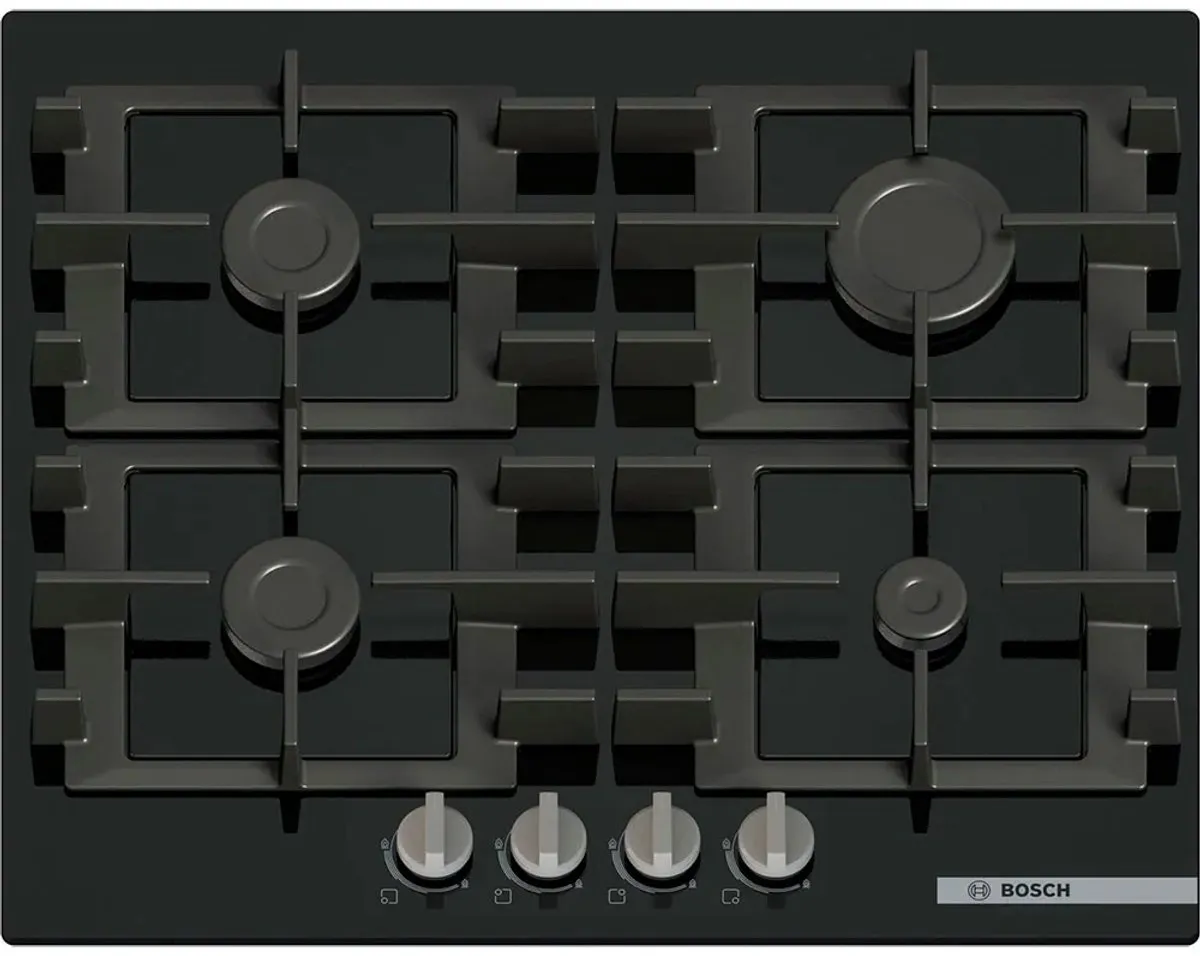 Bosch Serie 4 PNP6B6K40 Gaskookplaat 60cm - 4 Branders - Zwart