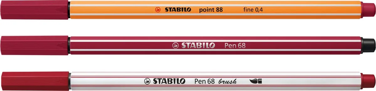 STABILO Arty Creative Set - 30 Stuks - Roestrood/Turquoise/Donkerblauw