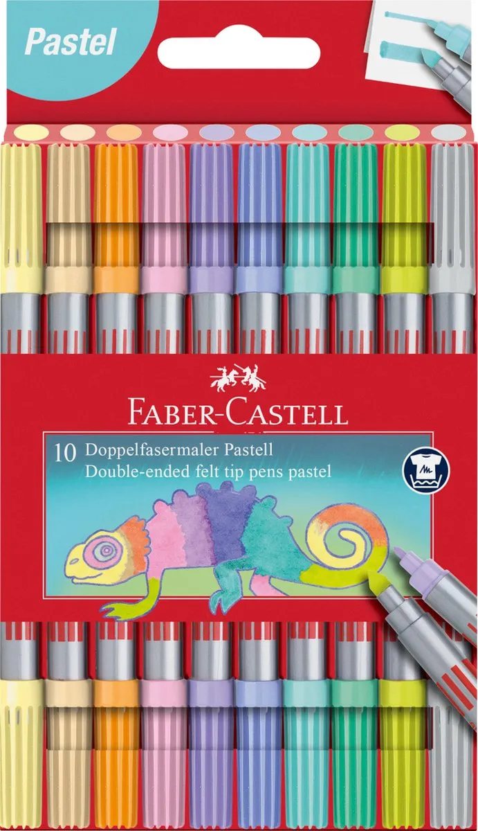 Faber-Castell Duo Viltstiften 10 Stuks