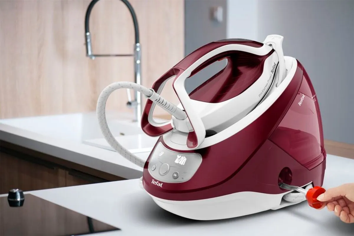 Tefal Pro Express Protect GV9220 Stoomgenerator 2600W - Bordeauxrood/Wit