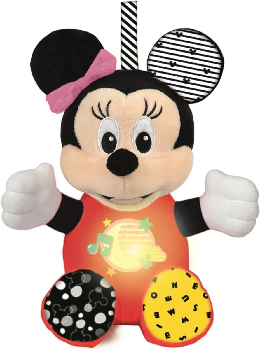 Clementoni Disney Baby Minnie Lichtgevende Knuffel - 3x AAA