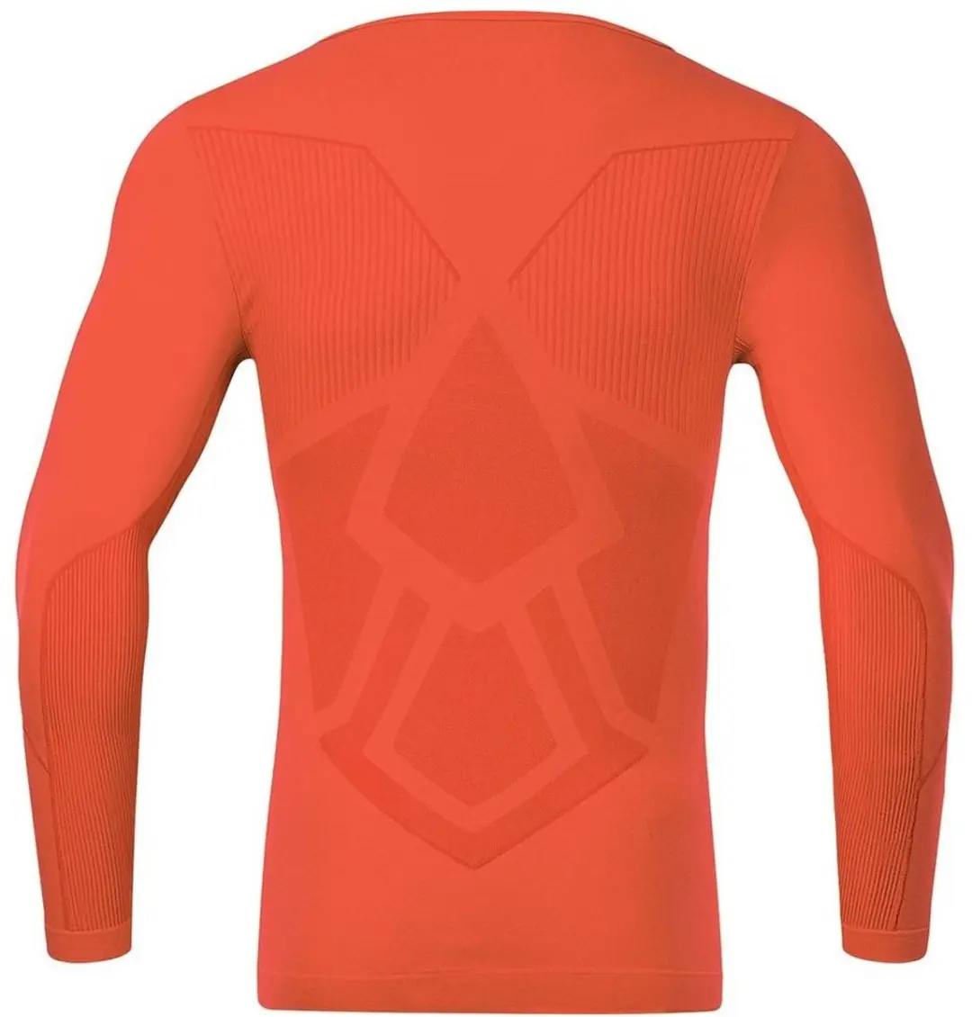 JAKO Comfort 2.0 Longsleeve Heren - Flame - S