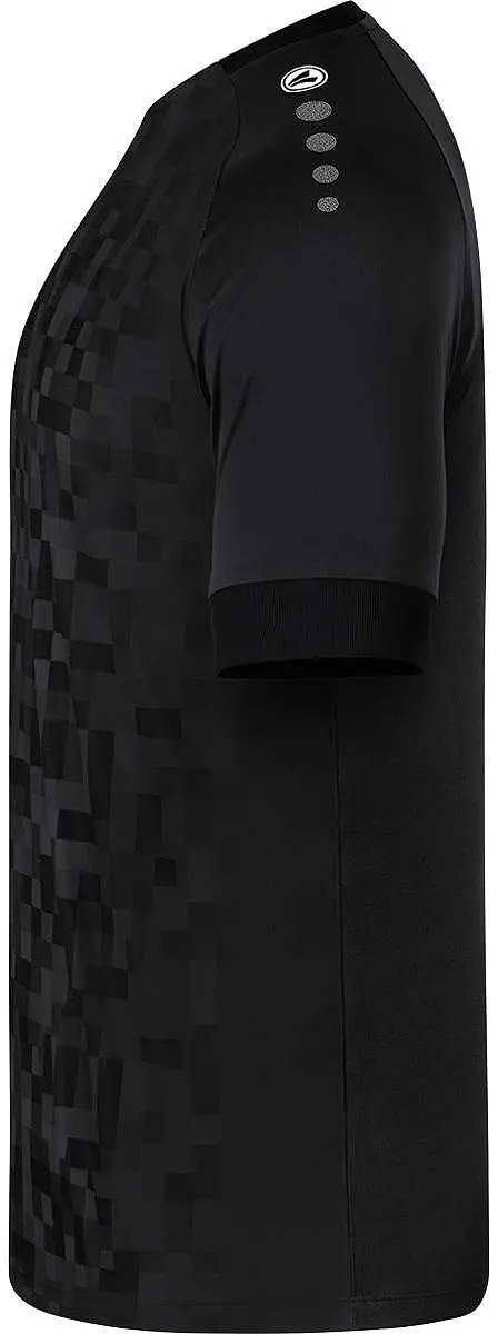 JAKO Pixel Shirt Korte Mouw Heren - S - Zwart