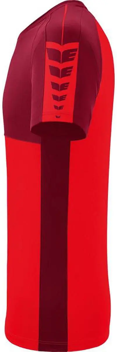 Erima Six Wings Polo Heren - Bordeaux - Maat S