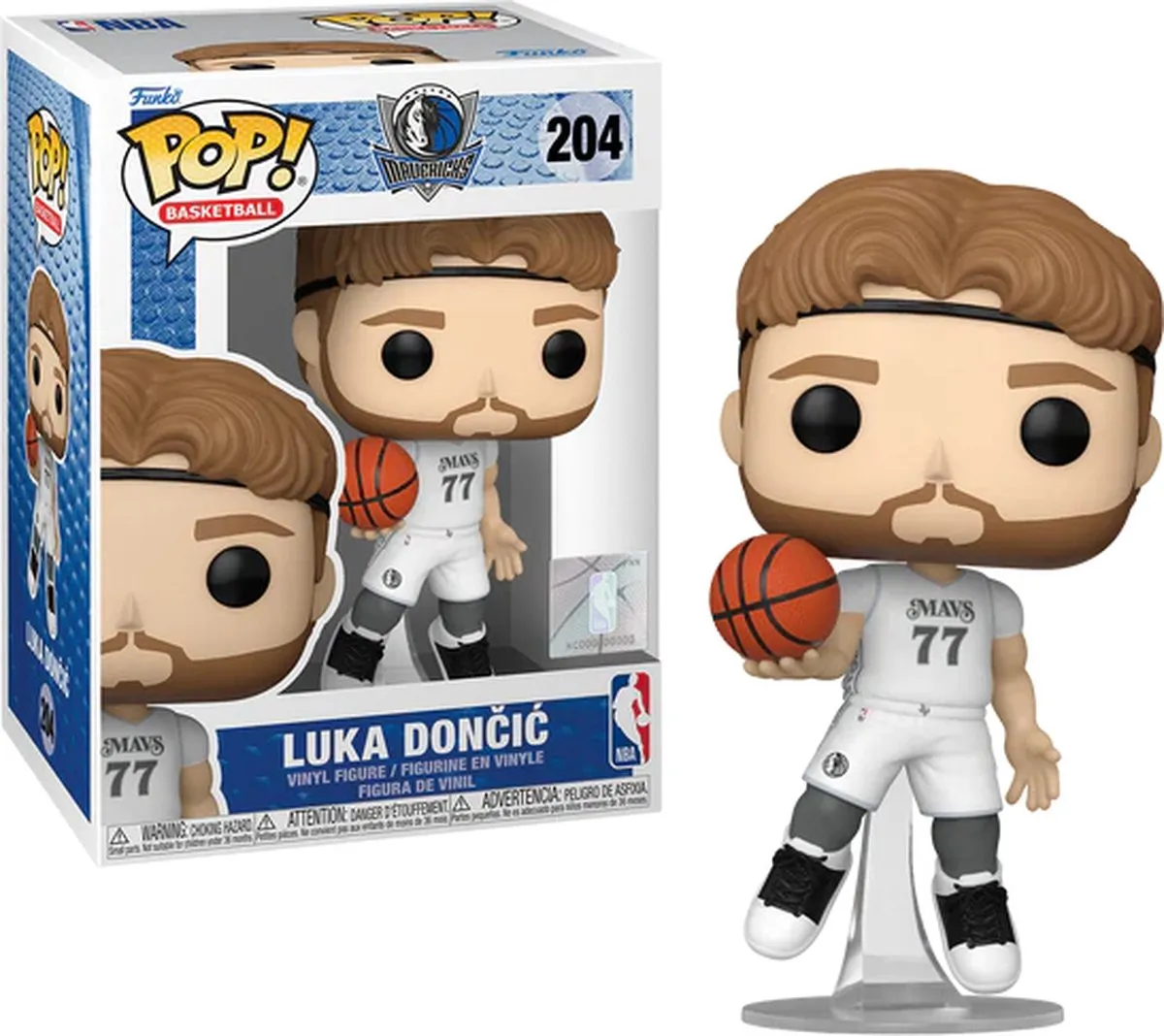 Funko Pop Basketball Dallas Mavericks Luka Dončić City Edition #204 - Multi