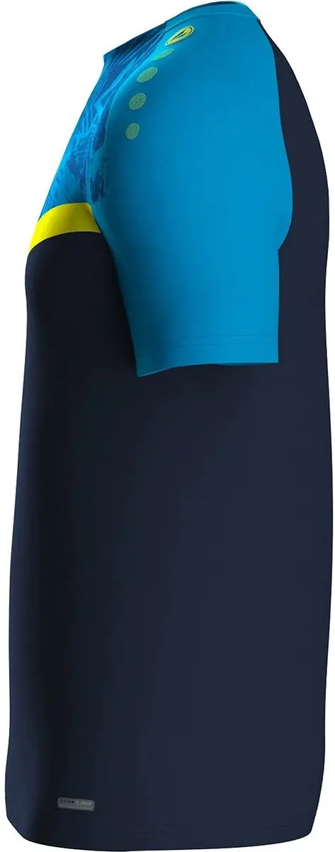 JAKO Iconic Shirt Senior S - Donkerblauw/Limegroen