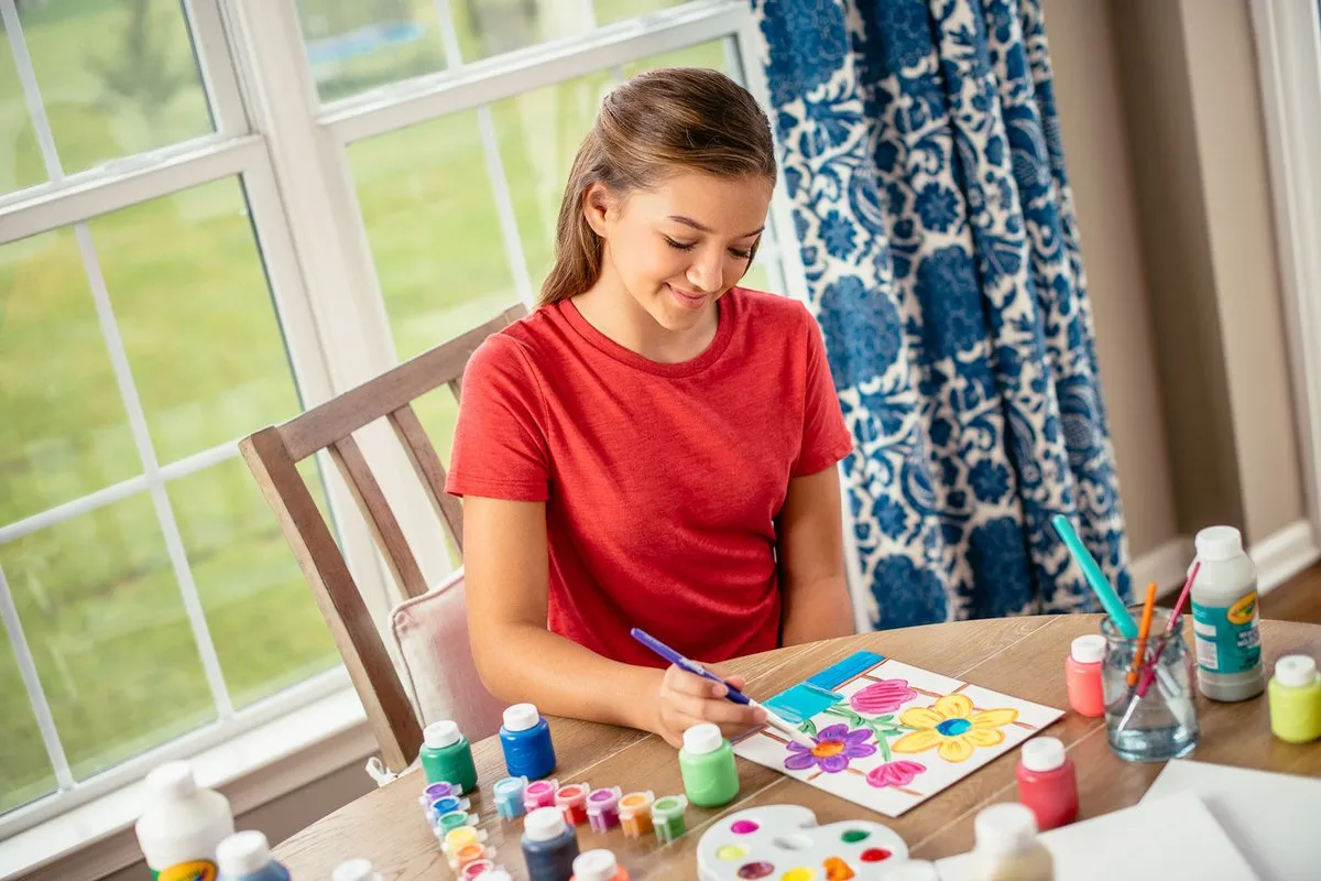 Crayola Afwasbare Hobbyverf - 6 Kleuren 236ml